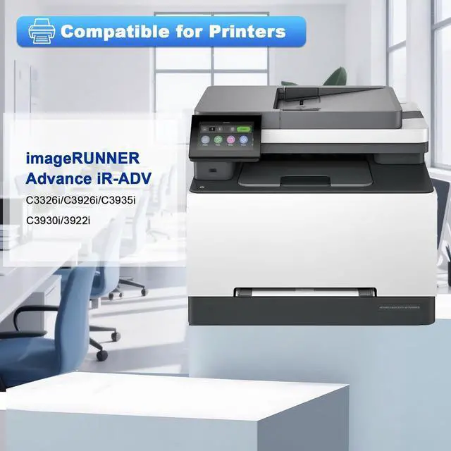 Alt view image 2 of 7 - GPR66 Toner Cartridges 4 Pack High Yield Replacement for Canon GPR66 GPR-66 5753C003AA 5754C003AA 5755C003AA Compatible with Canon Color Image Runner Advance DX C3926i C3930i C3935i Printer (B/C/M/Y)