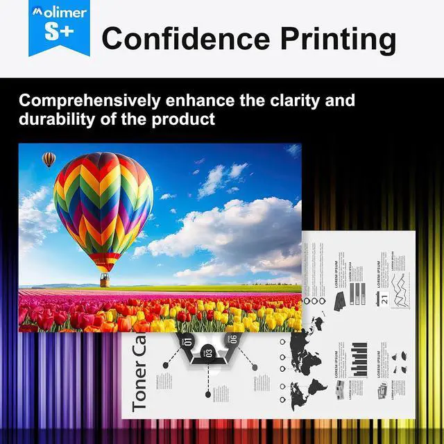 Alt view image 4 of 7 - MOLIMER 215A Black Toner Cartridges 2 Pack Replacement for HP 215A W2310A Toner for Color Pro MFP M155a M155nw M182n M182nw M183fw Printer