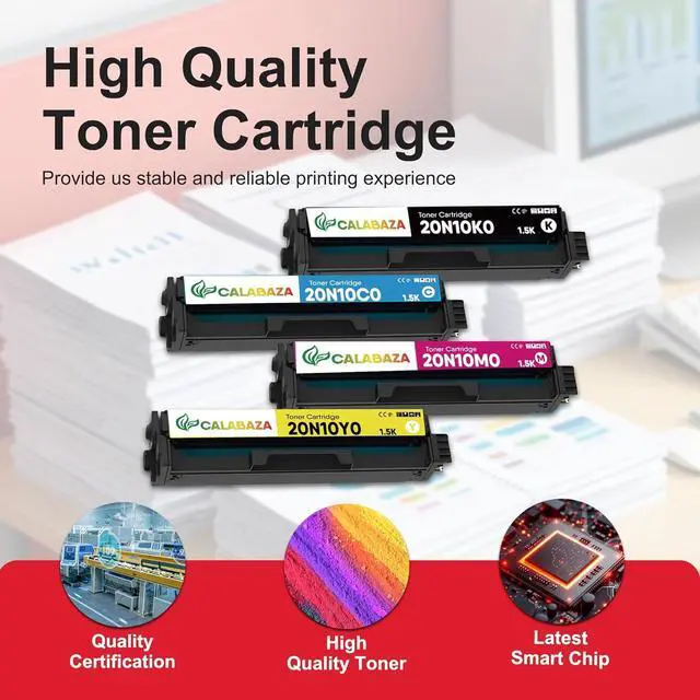 Alt view image 5 of 7 - CS331 Toner Cartridge Replacement for Lexmark CS331dw Toner Cartridge for Lexmark CS431dw CS331dw CX331adwe CX431adw Printer, for 20N10K0 20N10C0 20N10M0 20N10Y0 Toner ,KCMY