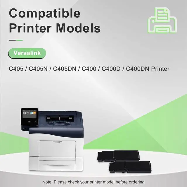 Alt view image 2 of 6 - Versalink C400 / C405 Toner Cartridges High Yield set for Xerox C400 C405