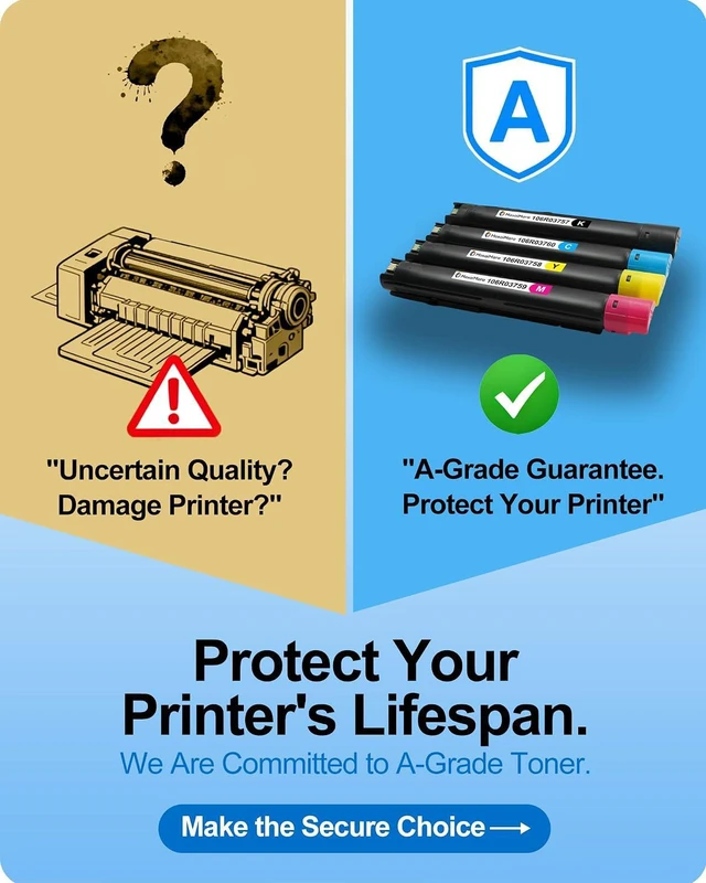 Alt view image 2 of 7 - MasaiMara C7000 Compatible Toner Cartridges Replacement for Xerox VersaLink C7000 C7000DN C7000N Printer (Black, Cyan, Magenta, Yellow, 4-Pack)