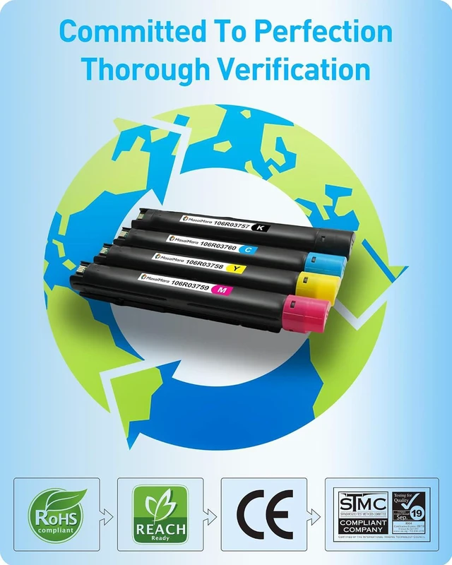 Alt view image 6 of 7 - MasaiMara C7000 Compatible Toner Cartridges Replacement for Xerox VersaLink C7000 C7000DN C7000N Printer (Black, Cyan, Magenta, Yellow, 4-Pack)