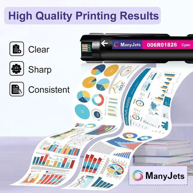 Alt view image 4 of 7 - C7120 C7125 C7130 Toner Cartridges 4-Pack High Yield (BK/C/M/Y)