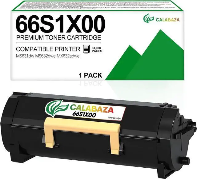 Main image of MS631 Toner Cartridge for Lexmark MS631dw Toner Cartridge for Lexmark MS632 MX632 MS631 MS631dw MS632dwe MX632adwe Printers,66S1X00 Extra High Yield Cartridge, 31,000 Pages