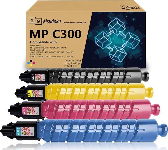 Main image of MP C300 Toner Cartridges Compatible for Ricoh Savin MP C300 C240