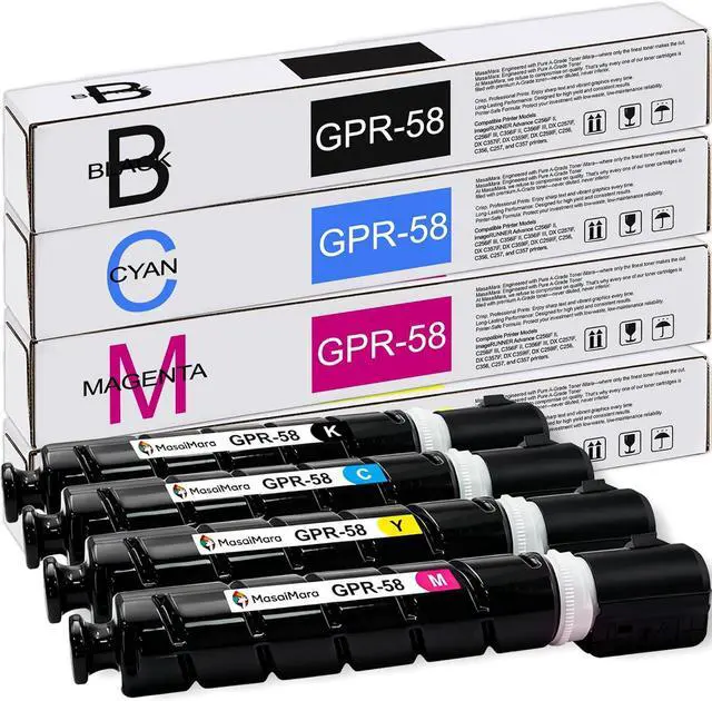 Main image of MasaiMara GPR-58 GPR58 Toner Cartridge for Canon imageRUNNER Advance C256iF II, C256iF III, C356iF II, C356iF III, DX C257iF, DX C357iF, DX C359IF, DX C259IF, C256, C356, C257, C357 Printers