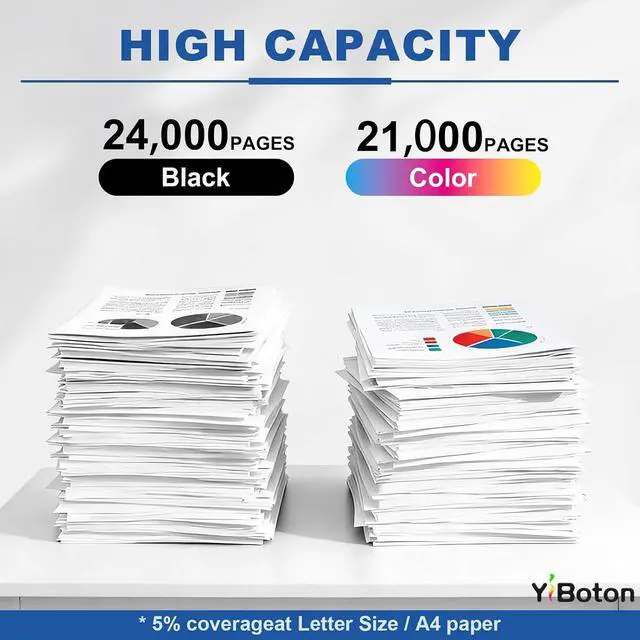Alt view image 3 of 6 - High Yield SP C430A C440DN Toner Cartridge 4-Pack with Smart Chip