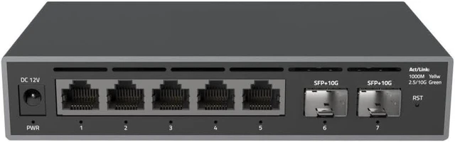Alt view image 4 of 5 - 8-Port 2.5G Web Switch + 2-Port 10G SFP, Ethernet Network Switch(9 Port 2.5G)