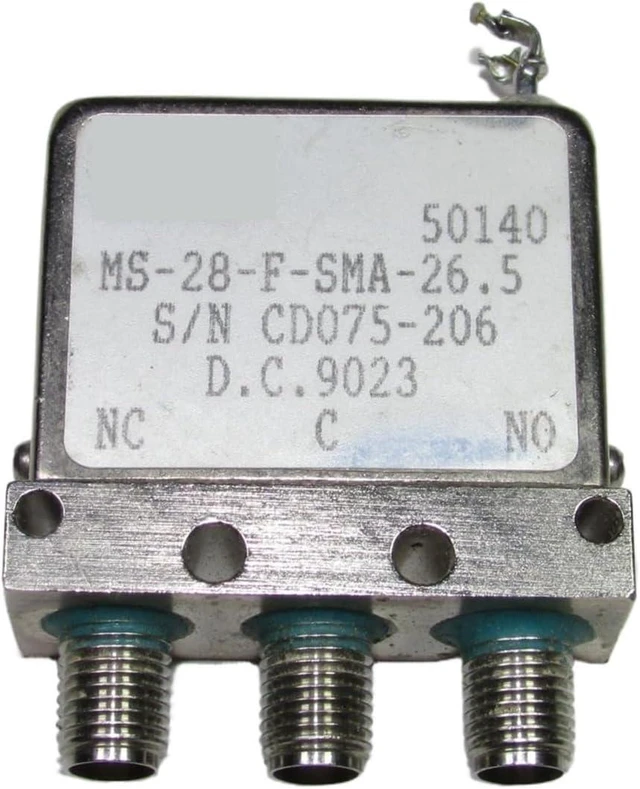 Main image of SMA RF Coaxial Single Pole Double Throw Switch, MS-28-F-SMA-26.5, 26.5GHz 28V