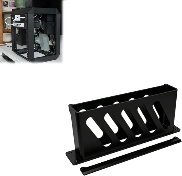 Main image of Compatible with UniFi USW Flex 2.5G 8 PoE Switch, 10 Inch Rack Panel Mount Bracket, Enables Firm Front Installation and Fits Small Compact Network Racks