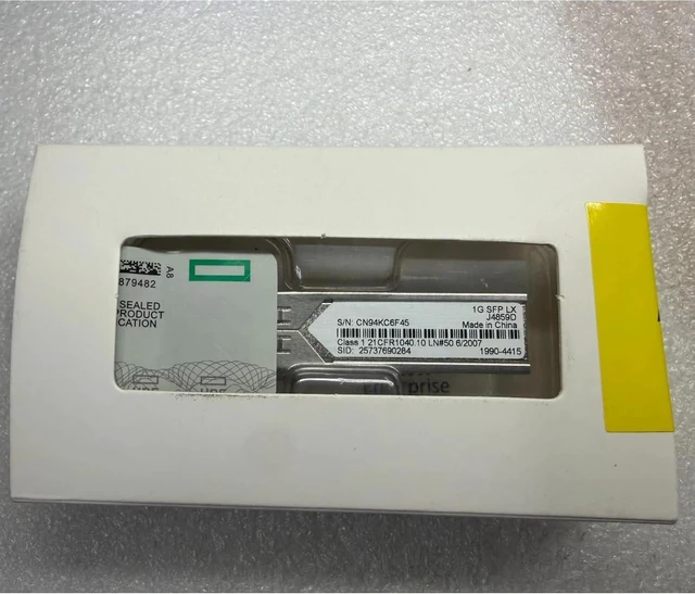 Main image of J4859D Networking Instant On 1G SFP LC LX Transceiver for Single Mode Fiber Connections (New Sealed)