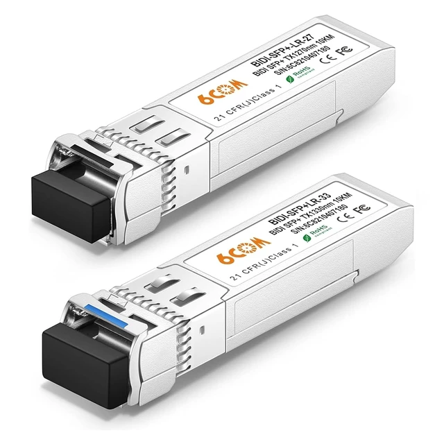 Alt view image 7 of 7 - 10G Fiber Media Converter & a Pair of 10G SFP+ Bidi Transceiver,10km