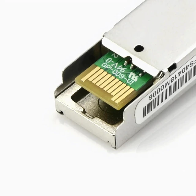 Alt view image 4 of 7 - 100 Gigabit Optical Transceiver 155M Dual Fiber Fiber Optic Module Optical Transceiver LC Interface Single Mode Multimode Applicable to Foreign Brand Equipment (SFP-FE-LH80-SM1550)