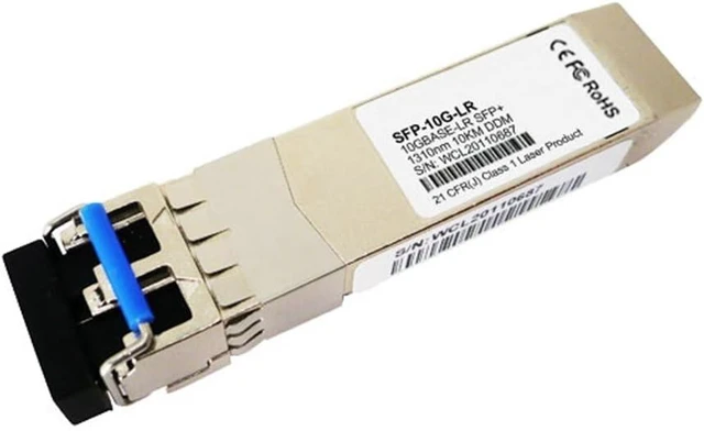 Main image of SFP-10G-LR 10GBASE-LR SFP+ Transceiver Module, 1310nm, 10km, LC Connector DOM Supported (New Sealed)