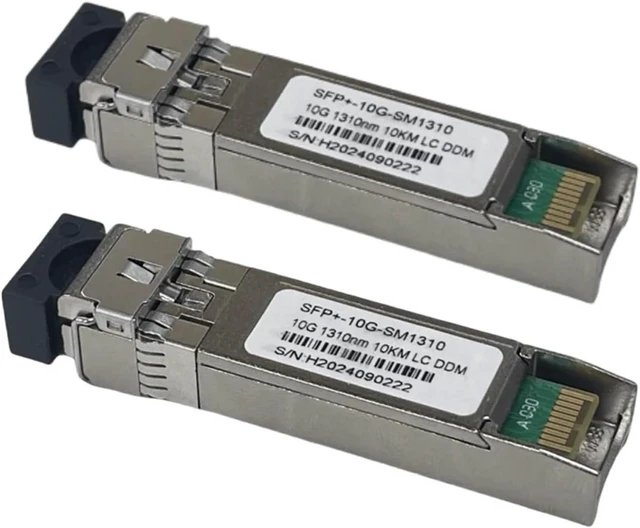 Main image of SFP+ 10G Fiber Optical Transceiver Module 1310nm 10km Single Mode Duplex LC(2PCS 10KM)