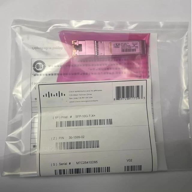 Alt view image 2 of 2 - SFP-10G-T-X 10GBASE-T SFP+ Transceiver Module for Copper Network RJ-45, Up to 30m (New Sealed)