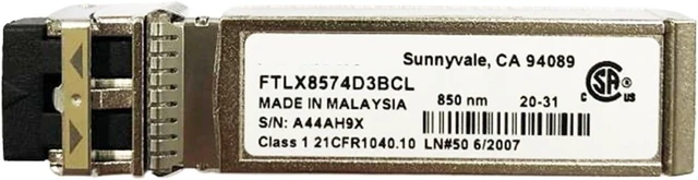 Main image of 10Gb/s LC SFP Optical Transceiver FTLX8574D3BCL 850nm Multimode 400m 10GBASE-SR/SW 10gb Fiber SFP+ Mini GBIC Module
