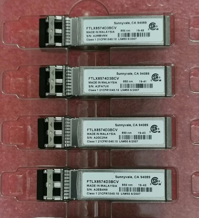 Alt view image 2 of 2 - 1Pcs FTLX8574D3BCV SFP+ 10G Transceiver 10GB 850NM SFP Fiber Optical Network Module 10G General Purpose Module
