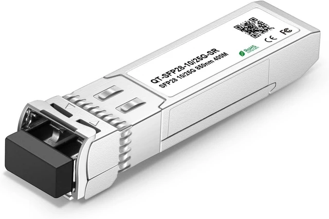 Main image of Genuine SFP-10/25G-CSR-S - 10/25 Gigabit Ethernet Short-Reach Optical transceiver - SFP28 - multimode Fiber - Duplex LC Connector - Short-Reach connectivity