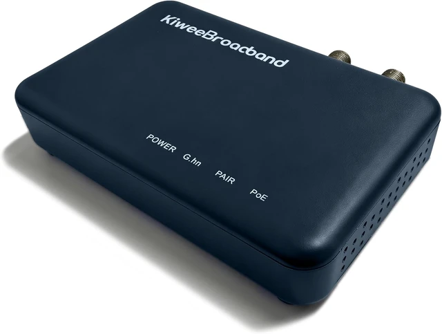 Alt view image 7 of 7 - KB-G3-03 G.hn Wave 2 Coax to Ethernet Adapter Set (2-Pack) with 2.5GbE Port & 30W PoE+ 1.6Gbps Ethernet Over Coaxial Kit for Wi-Fi 6E/7 Access Points, IP Cameras, OTA & Satellite TV