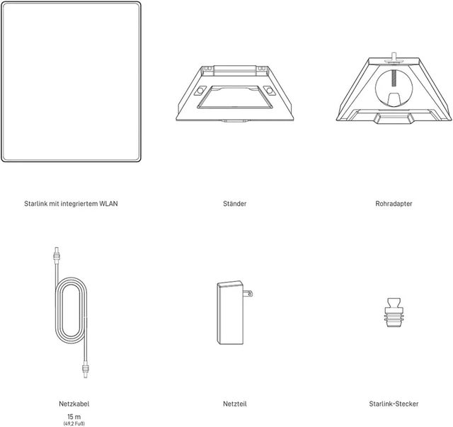 Alt view image 2 of 7 - Mini Satellite for SpaceX Starlink Internet Kit 4th Gen High-Speed, Low Latency Phased Array Antenna Portable Internet for RV, Camping, Boats, Remote Work & Off-Grid Locations Quick Setup