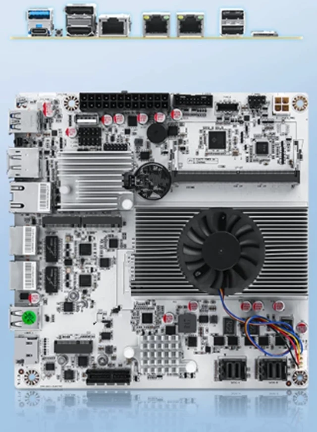 Alt view image 3 of 4 - 8-Bay Network Attached Storage Motherboard for Home Server