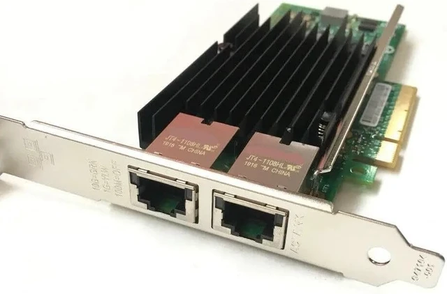 Alt view image 2 of 2 - X540-T2 10GbE CONVERGED Dual Port Network Adapter K7H46/3DFV8