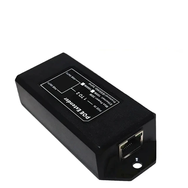 Alt view image 4 of 5 - 2 Port Gigabit 48V POE Extender 1000Mbps - IEEE 802.3af/At PoE Repeater