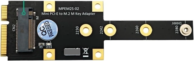 Alt view image 2 of 2 - Version M.2 Key B SSD to PCI- E Adapter Allows User to use Standard M.2 B-Key Bus SSD to PCI-e