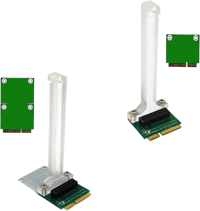 Alt view image 2 of 2 - M.2 NGFF nvme SSD/B+M Key Bus SSD to PCI-E Adapter (Vertical Installation) for 2280 Type SSD