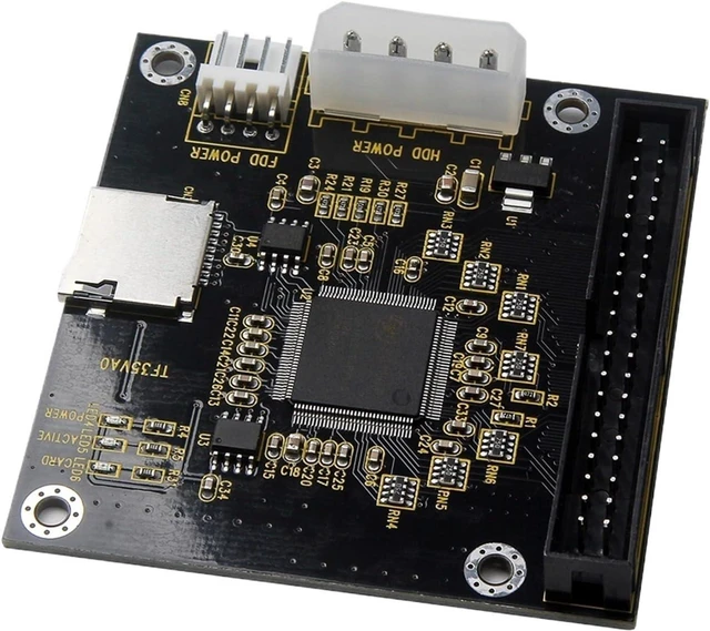 Main image of TF to IDE3.5 40 Pin Disk Drive Adapter Board Riser Card Capacity Supports 512GB SDXD Card ATA IDE for Laptop Notebook