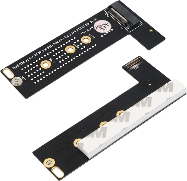 Alt view image 3 of 3 - Version M.2 NGFF M-Key NVME SSD Converter Card Adapter A1347 MEGEN2 MEGEM2 MEGEQ2 NVME SSD