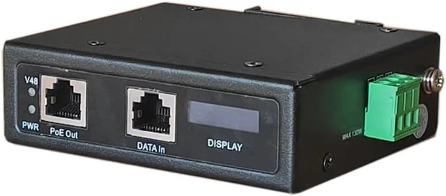 Alt view image 5 of 6 - 10Gbe Industrial POE Injector Max 120w Output with 802.3at/bt Compliant(GIGA 12-57V in)