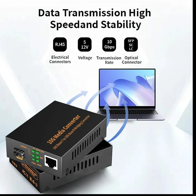 Alt view image 5 of 6 - 10G Fiber Optic transceiver 10G photoelectric Converter 10G SFP