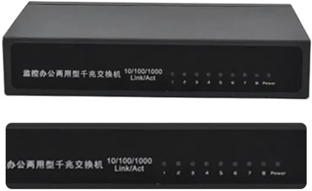 Alt view image 4 of 6 - Portable Ethernet Line Hub, Network Switch, Gigabit Port, 8x100/1000Mbps