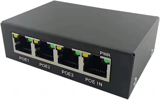Alt view image 5 of 5 - 4 Ports Full Gigabit PoE Extender/Repeater