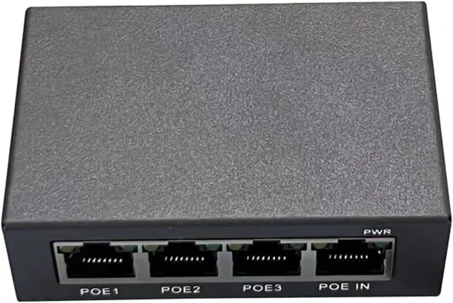 Alt view image 3 of 5 - 4 Ports Full Gigabit PoE Extender/Repeater