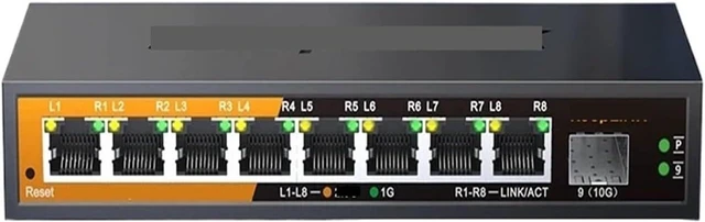 Main image of 1 PCS Managed Switch with 8-Port Ethernet and 1-Port 10G SFP