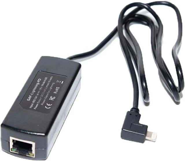 Main image of 1 PCS 5V PoE Adapter Charger Ethernet Power and Wired Data