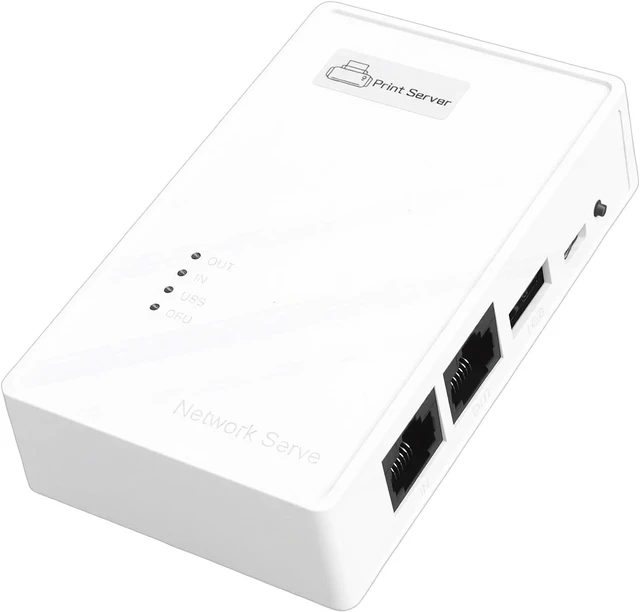 Alt view image 7 of 7 - EBTOOLS USB Print Server, Wireless WiFi Printer Sharer with USB Port
