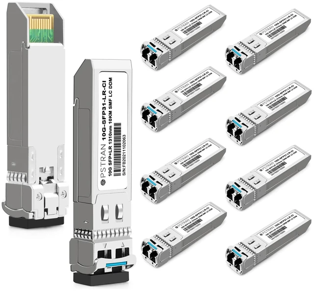 Main image of 10GBASE-LR SFP+ Optical Transceiver Module Compatible with Cisco SFP-10G-LR SFP-10G-LR-S SFP-10G-LR-X 10G SFP+ LR 1310nm 10km DDM Duplex LC SMF 10 Pack