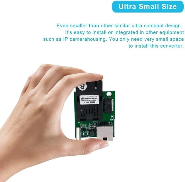 Alt view image 6 of 7 - Gigabit SC Fiber Media Converter PCBA 5 Pairs, 1310nm/1550nm 20km