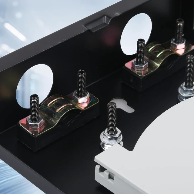 Alt view image 6 of 7 - LC/UPC Duplex 6 Port Wall Mount Fiber Enclosure Box Singlemode Kit