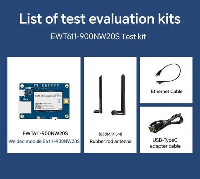 Alt view image 5 of 5 - Test Board for 830-930M Wireless Data Image Transmission Module EWT611-900NW20S Rate16M RS485 Full Duplex Long Distance 1KM Star Networking