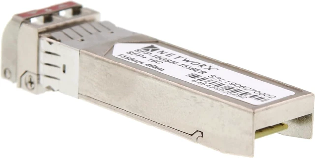 Alt view image 3 of 7 - Networx SFP 10 Gigabit Fiber Module - 10GBase-ER, LC Singlemode, 40km, 1550nm