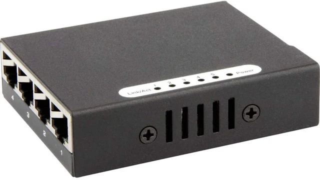 Alt view image 2 of 4 - RENKFORCE - Network Switch RF-4451433 (5 Ports, 100 MBits)