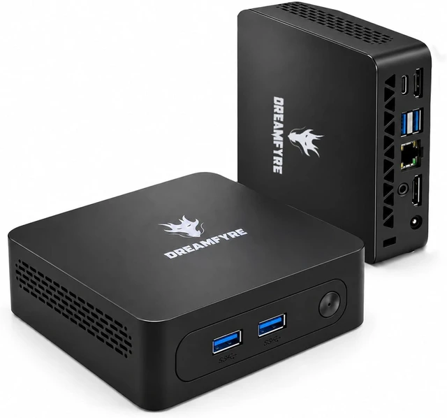 Main image of Mini PC Desktop Computer Core i3-4012Y 1.50 GHz, 8 GB DDR3L RAM, 128 GB SSD