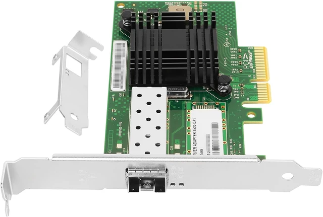 Alt view image 2 of 6 - Vogzone for X520-DA1-X4 Network Adapter, 10GbE 1x SFP+ PCIe 2.0 x4 NIC