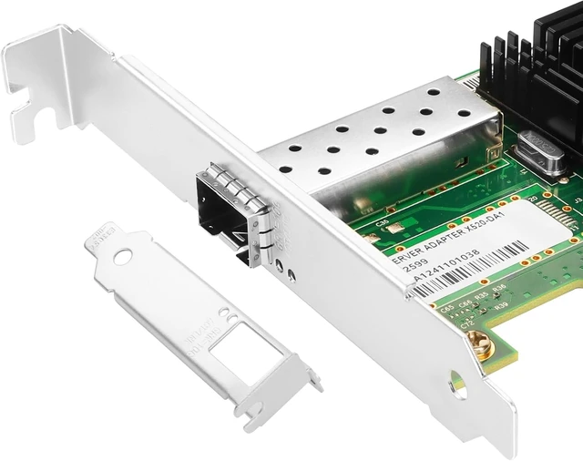 Alt view image 5 of 6 - Vogzone for X520-DA1-X4 Network Adapter, 10GbE 1x SFP+ PCIe 2.0 x4 NIC