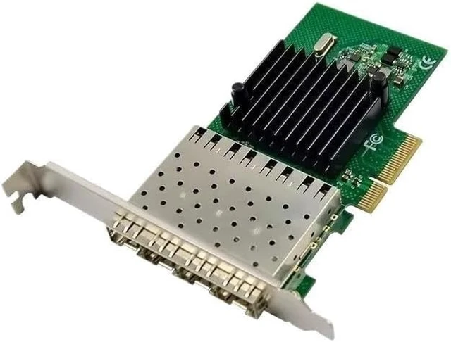 Alt view image 2 of 2 - for I350-F4 PCI-E x4 Gigabit Quad SFP Port Server Network Card